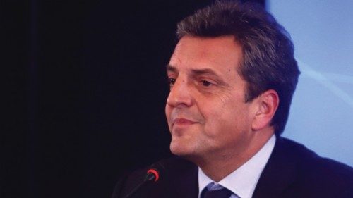 FILE PHOTO: Argentina's new Economy Minister Sergio Massa attends a news conference after being ... FILE PHOTO: Argentina's new Economy Minister Sergio Massa attends a news conference after being ...