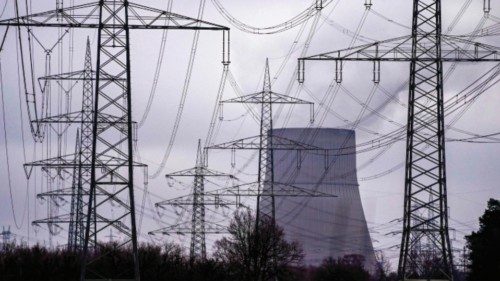 (FILES) In this file photo taken on January 12, 2022 in Lingen, western Germany, shows a cooling ... (FILES) In this file photo taken on January 12, 2022 in Lingen, western Germany, shows a cooling ...