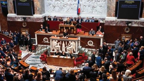 TOPSHOT - Members of Parliament from the left-wing coalition NUPES (Nouvelle Union Populaire ...