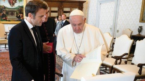 Udienza al presidente della Repubblica di Francia QUO-244 Udienza al presidente della Repubblica di Francia QUO-244