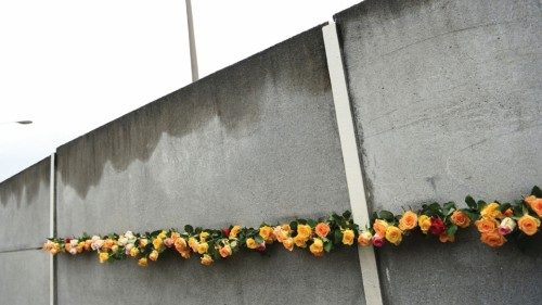 A view of roses placed by people on the day of a memorial ceremony marking the 33rd anniversary of ...