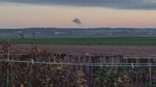 Smoke rises in the distance, amid reports of two explosions, seen from Nowosiolki, Poland, near the ... Smoke rises in the distance, amid reports of two explosions, seen from Nowosiolki, Poland, near the ...
