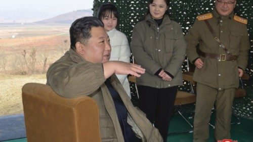 epa10313520 A photo released by the official North Korean Central News Agency (KCNA) shows North ...