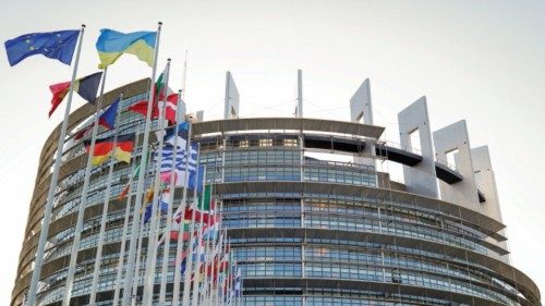 epa10321854 Flags in front of the European Parliament building in Strasbourg, France, 23 November ... epa10321854 Flags in front of the European Parliament building in Strasbourg, France, 23 November ...