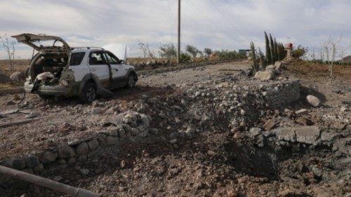 FILE PHOTO: A view shows the aftermath after Turkish warplanes carried out air strikes, in Derik ... FILE PHOTO: A view shows the aftermath after Turkish warplanes carried out air strikes, in Derik ...