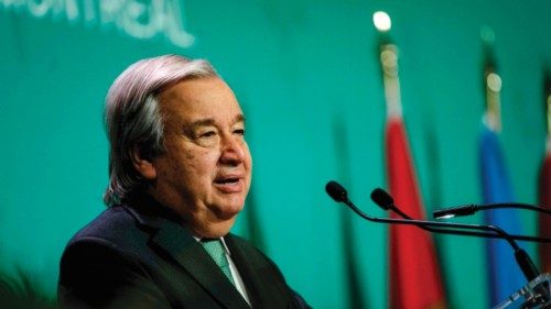 United Nations Secretary General Antonio Guterres speaks during the opening ceremony of the United ...