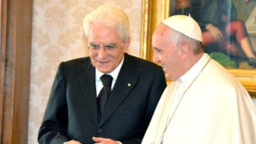  Gli auguri   del presidente Mattarella  e dei vescovi italiani al Pontefice  QUO-288