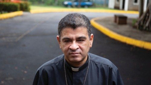 FILE PHOTO: Rolando Alvarez, bishop of the Diocese of Matagalpa and Esteli and critical of the ...