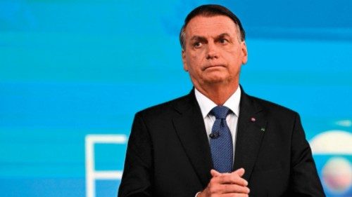 (FILES) In this file photo taken on October 28, 2022, Brazilian President and reelection candidate ... (FILES) In this file photo taken on October 28, 2022, Brazilian President and reelection candidate ...