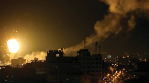 Fire and smoke rise above buildings in Gaza City as Israel launched air strikes on the Palestinian ... Fire and smoke rise above buildings in Gaza City as Israel launched air strikes on the Palestinian ...