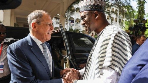 epa10453171 A handout picture made available by Russian Foreign ministry press service shows Mali's ... epa10453171 A handout picture made available by Russian Foreign ministry press service shows Mali's ...