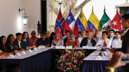 FILE PHOTO: Otty Patino, head of the negotiation team of the Colombian Government, Danilo Rueda, ...