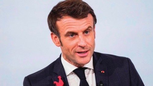 French President Emmanuel Macron gives a speech during the French Tech event at the Elysee Palace in ... French President Emmanuel Macron gives a speech during the French Tech event at the Elysee Palace in ...