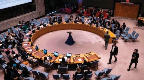 The UN Security Council holds a meeting on women and peace and security at UN Headquarters in New ...