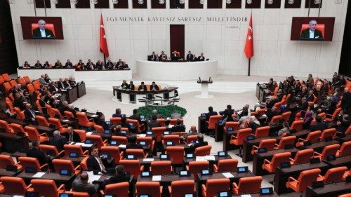 The Turkish Parliament vote to approve Finland's application to join NATO, with 276 votes, in ...
