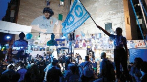 Soccer Football - Serie A - Napoli fans gather in Naples ahead of potentially winning the Serie A ...