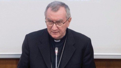  Il cardinale Parolin conferma  la missione di pace  della Santa Sede  QUO-108