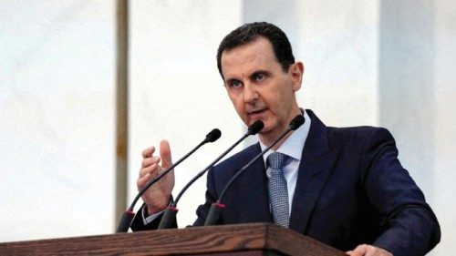 FILE PHOTO: Syria's President Bashar al-Assad addresses the new members of parliament in Damascus, ...