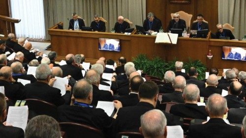 CEI President, Cardinal Matteo Maria Zuppi, during the 77th general assembly of the Italian Bishops ...
