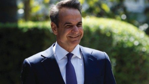 Newly elected Greek Prime Minister and leader of New Democracy conservative party Kyriakos ...