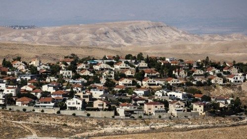 A general view shows the Jewish settlement of Kedar in the Israeli-occupied West Bank, June 25, ...