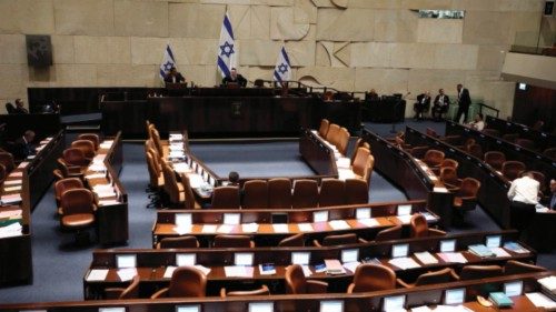 Members of the Israeli parliament (Knesset) meet in Jerusalem on June 28, 2023. (Photo by GIL ...