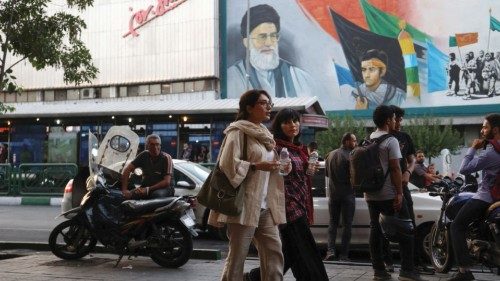 Iranian women walk on a street during the revival of morality police in Tehran, Iran, July 16, 2023. ... Iranian women walk on a street during the revival of morality police in Tehran, Iran, July 16, 2023. ...
