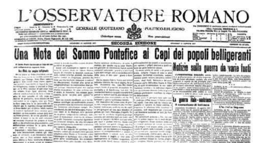 Benedetto xv e la “inutile strage”: voce isolata e profetica per la pace QUO-176 Benedetto xv e la “inutile strage”: voce isolata e profetica per la pace QUO-176