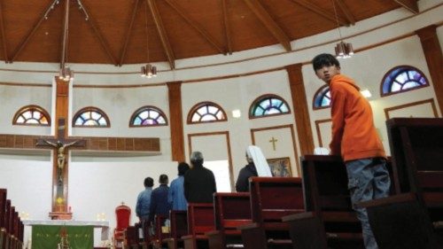 Worshippers attend a Sunday mass at Saints Peter and Paul Cathedral, a Roman Catholic church, in ... Worshippers attend a Sunday mass at Saints Peter and Paul Cathedral, a Roman Catholic church, in ...