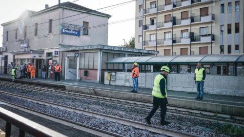 Treno travolge operai alla stazione di Brandizzo. Torino 31 agosto 2023 ANSA/TINO ROMANO
