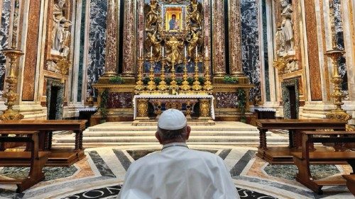  La preghiera a Santa Maria Maggiore  QUO-203