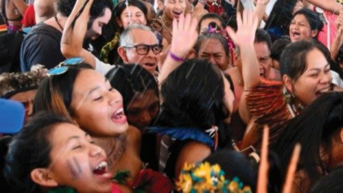 TOPSHOT - Brazilian Indigenous people celebrate after Brazil's Supreme Court ruled against efforts ... TOPSHOT - Brazilian Indigenous people celebrate after Brazil's Supreme Court ruled against efforts ...