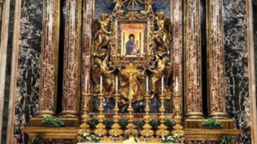  La preghiera a Santa Maria Maggiore  QUO-220