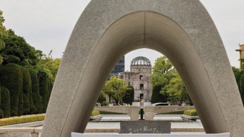 The Atomic Bomb Dome is seen at the Hiroshima Peace Memorial ahead of the G7 Leaders' Summit in ...