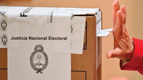 A woman votes at a polling station in Buenos Aires, during the presidential election on October 22, ... A woman votes at a polling station in Buenos Aires, during the presidential election on October 22, ...