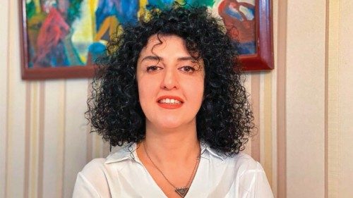 (FILES) - A handout photo provided by the Narges Mohammadi Foundation on October 2, 2023 shows an ... (FILES) - A handout photo provided by the Narges Mohammadi Foundation on October 2, 2023 shows an ...