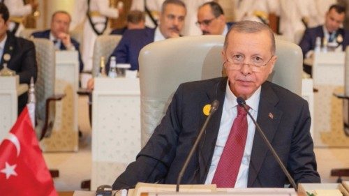 Turkey's President Tayyip Erdogan attends Organisation of Islamic Cooperation (OIC) summit in ...