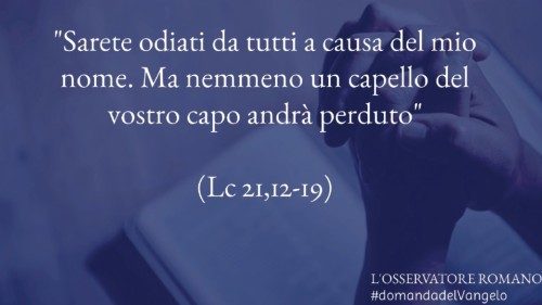 @oss_romano - La domanda del Vangelo QUO-274 @oss_romano - La domanda del Vangelo QUO-274