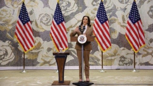 U.S. Vice President Kamala Harris delivers remarks on the ongoing conflict between Israel and Hamas, ... U.S. Vice President Kamala Harris delivers remarks on the ongoing conflict between Israel and Hamas, ...