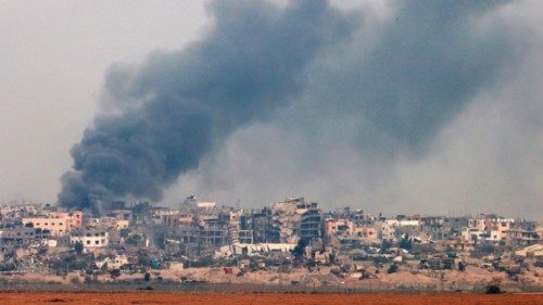 A picture taken in southern Israel near the border with the Gaza Strip on December 7, 2023, shows ... A picture taken in southern Israel near the border with the Gaza Strip on December 7, 2023, shows ...