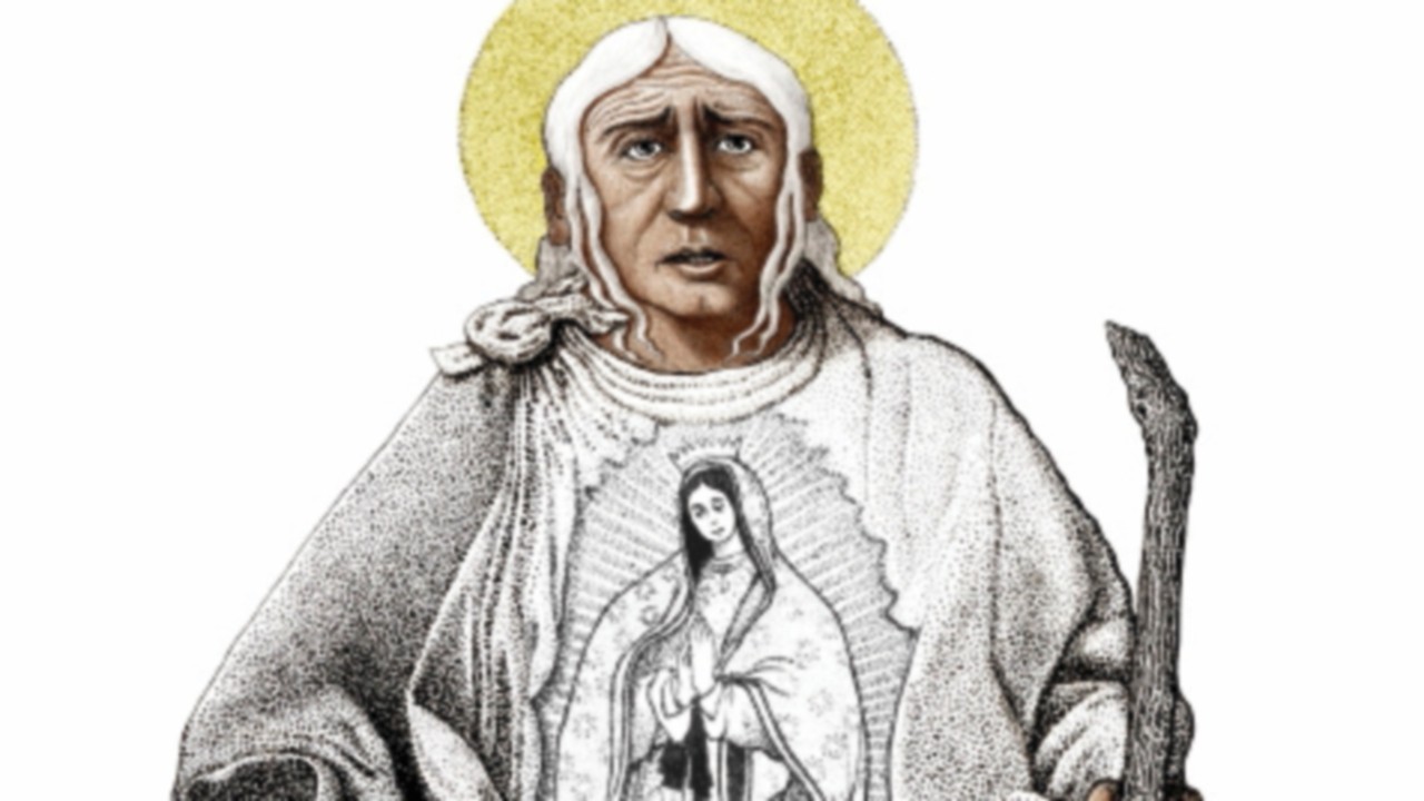  Davanti alla “tilma”  della Vergine  QUO-282