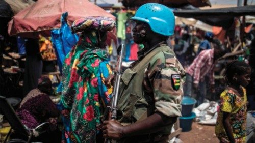 (FILES) A Togolese soldier with the MINUSMA (United Nations Multidimensional Integrated ... (FILES) A Togolese soldier with the MINUSMA (United Nations Multidimensional Integrated ...