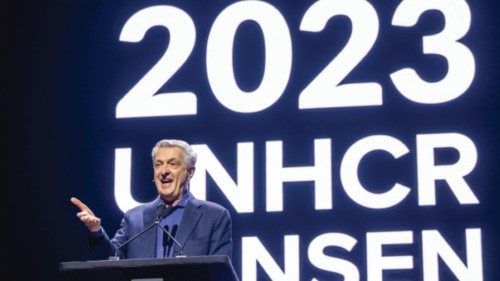 epa11027631 Filippo Grandi, UN High Commissioner for Refugees (UNHCR) speaks during the Nansen Award ... epa11027631 Filippo Grandi, UN High Commissioner for Refugees (UNHCR) speaks during the Nansen Award ...