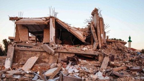 This picture shows the ruins of a house after an Israeli air raid in Majdal Zoun on December 17, ... This picture shows the ruins of a house after an Israeli air raid in Majdal Zoun on December 17, ...