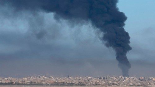 TOPSHOT - A picture taken from a position in southern Israel, along the border with the Gaza Strip, ... TOPSHOT - A picture taken from a position in southern Israel, along the border with the Gaza Strip, ...