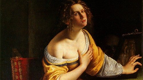 Artemisia Gentileschi / Артемизия Джентилески (1593-1653) - Conversione della Maddalena (Maria ...