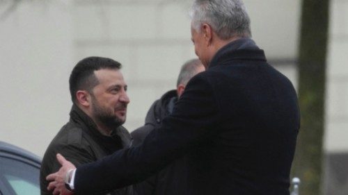 Lithuania's President Gitanas Nauseda shakes hands with Ukraine's President Volodymyr Zelenskiy in ... Lithuania's President Gitanas Nauseda shakes hands with Ukraine's President Volodymyr Zelenskiy in ...