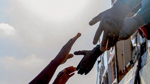 This photo taken on November 3, 2022 and handout on November 5, 2022 by German-flagged NGO Mission ... This photo taken on November 3, 2022 and handout on November 5, 2022 by German-flagged NGO Mission ...