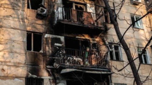 epa11084433 A woman cleans the debris from a damaged apartment block at the site of a Russian drone ... epa11084433 A woman cleans the debris from a damaged apartment block at the site of a Russian drone ...