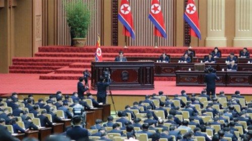 North Korean leader Kim Jong Un attends the 10th Session of the 14th Supreme People's Assembly of ... North Korean leader Kim Jong Un attends the 10th Session of the 14th Supreme People's Assembly of ...